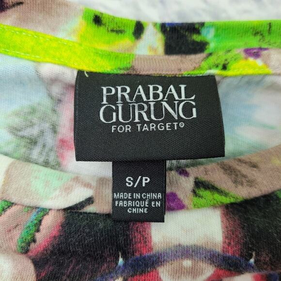 Prabal Gurung for Target Tropical Floral T-shirt Dress size S/P - Picture 7 of 10